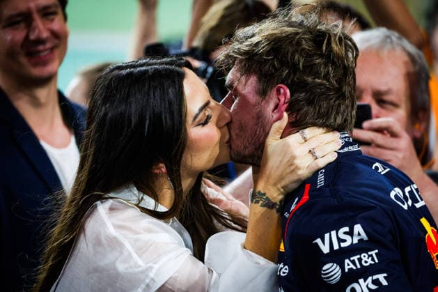 F1 - ABU DHABI GRAND PRIX 2025 PIQUET Kelly (bra), with VERSTAPPEN Max (ned), Red Bull Racing RB21, portrait during the 2025 Formula 1 Abu Dhabi Grand Prix, 24th round of the 2025 FIA Formula One World Championship, WM, Weltmeisterschaft from December 05 to 07, 2025 on the Yas Marina Circuit, in Abu Dhabi, United Arab Emirates - Abu DhabiUnited Arab Emirates  Copyright: xFLORENTxGOODENx