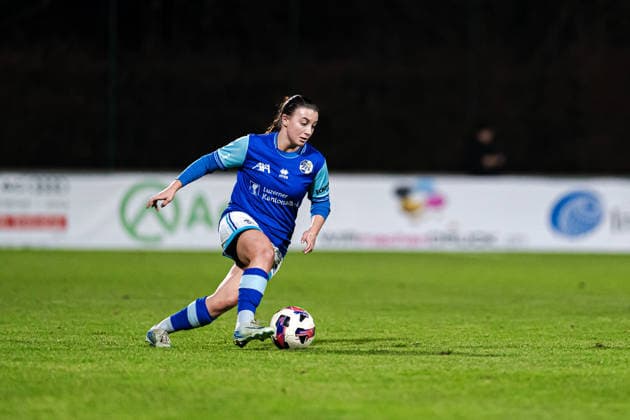 Switzerland AXA Womens Super League 2025 26, FC Rapperswil Jona vs FC Luzern Grunfeld, Jona Serena Li Puma 11 FC Luzern in action Jona Jona, Switzerland, December 6th 2025 Jona Switzerland Copyright: xPriscilaxBütlerx xSteinsiek.chx