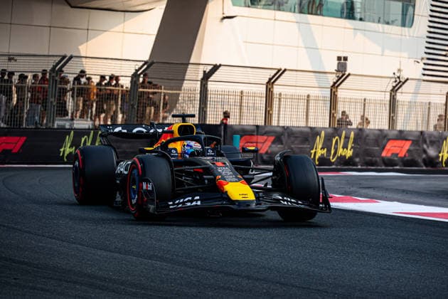 Max Verstappen (NED) - Oracle Red Bull Racing - Red Bull RB21 - Honda RBPT during the Free Practice 3 on Saturday of the Formula 1 Etihad Airways Abu Dhabi Grand Prix 2025 atYas Marina Circuit in Abu Dhabi, United Arab Emirates, ahead of Round 24 of 24, Season Finale and driver championship decider of the 2025 FIA Formula One World Championship, WM, Weltmeisterschaft (December 4-7, 2025).  Copyright: xAlessioxDexMarco IPAxSportx xipa-agency.netx xx IPA_68829776 IPA_Agency_IPA68829776