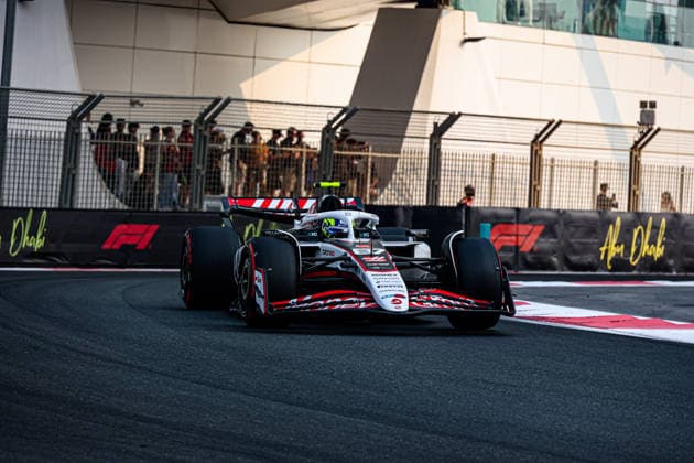 Oliver Bearman (GBR) - Haas F1 Team during the Free Practice 3 on Saturday of the Formula 1 Etihad Airways Abu Dhabi Grand Prix 2025 atYas Marina Circuit in Abu Dhabi, United Arab Emirates, ahead of Round 24 of 24, Season Finale and driver championship decider of the 2025 FIA Formula One World Championship, WM, Weltmeisterschaft (December 4-7, 2025).  Copyright: xAlessioxDexMarco IPAxSportx xipa-agency.netx xx IPA_68829752 IPA_Agency_IPA68829752