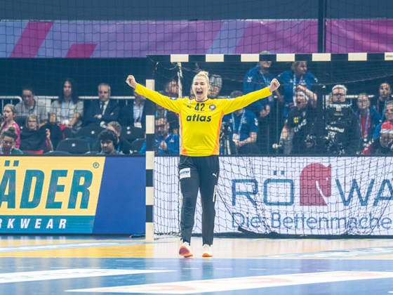 Katharina Filter Germany, 42 cheers loudly, Spain vs Germany, handball, world championship, women, 2025 2026 season, 06 12 2025, Spain vs Germany, handball, world championship, women, 2025 2026 season, 06 12 2025 Dortmund Copyright: xEibner-Pressefoto MichaelxSchmidx EP_MST