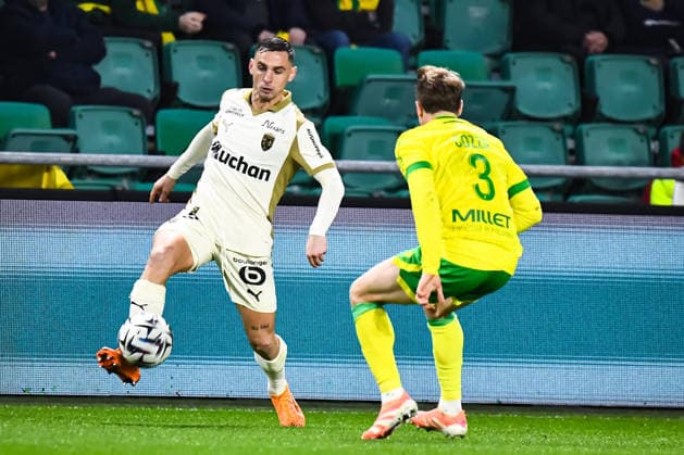 FOOTBALL : FC Nantes vs RC Lens - Ligue 1 - JournÃ e 15 - 06 12 2025 Ruben Aguilar (RC Lens) NantesFrance  Copyright: xBaptistexAutissierx