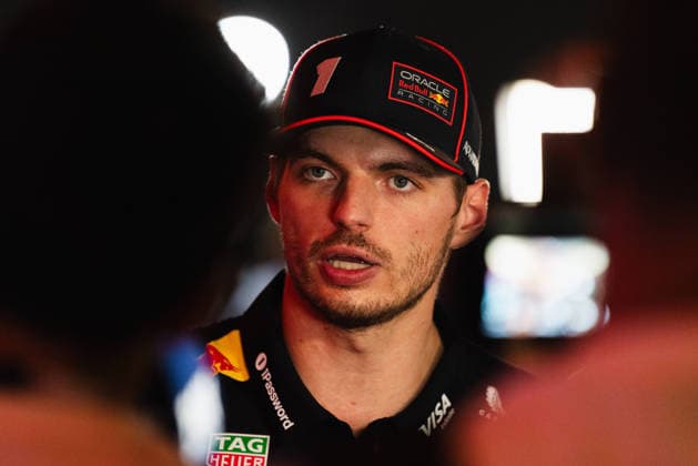 December 6, 2025, Abu Dhabi, Abu Dhabi, United Arab Emirates: 1 MAX VERSTAPPEN (NLD, Red Bull Racing F1 Team) in the tv pen after the qualifying session at the Formula 1 Etihad Airways Abu Dhabi Prix 2025 at the Yas Marina Circuit in Abu Dhabi, United Arab Emirates Abu Dhabi United Arab Emirates - ZUMAr193 20251206_zsp_r193_167 Copyright: xSaraxRuffonix
