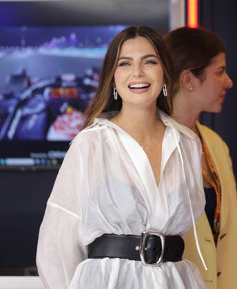 06 12 2025, Yas Marina Circuit, Abu Dhabi, Formula 1 Etihad Airways Abu Dhabi Grand Prix 2025 , in the picture Kelly Piquet, girlfriend of Max Verstappen NLD , Oracle Red Bull Racing Photo by Alessandro Martellotta Hasan Bratic DeFodi Images