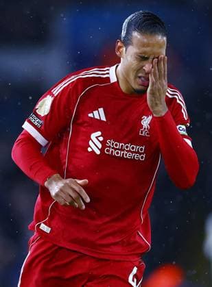 Virgil van Dijk of Liverpool looks dejected Leeds United v Liverpool, Premier League, Football, Elland Road, Leeds, UK - 06 Dec 2025Leeds Elland Road United Kingdom EDITORIAL USE ONLY No use with unauthorised audio, video, data, fixture lists, club league logos or live services. Online in-match use limited to 120 images, no video emulation. No use in betting, games or single club league player publications. Copyright: xMattxWest Shutterstockx 16009398bk