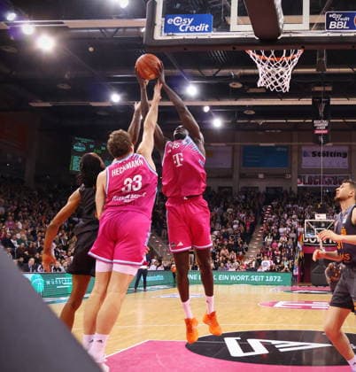 Kur Jongkuch, Patrick Heckmann Telekom Baskets Bonn vs NINERS Chemnitz 9 Speiltag Saison 2025 26