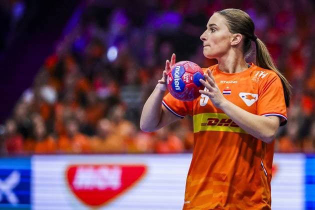 ROTTERDAM , 06-12-2025 , Rotterdam Ahoy , Womens World Championship, WM, Weltmeisterschaft Handball 2025 , match between Poland and Netherlands , picture shows Netherlands player Larissa Nusser Poland - Netherlands (women)  x32383470x Copyright: