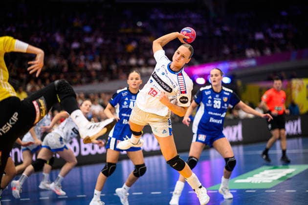 DORTMUND, GERMANY - 6 DECEMBER, 2025: Pernille Brandenborg - Women s Handball World Championship, WM, Weltmeisterschaft 2025 Faroe Island - Island at Westfallenhalle.  Copyright: xVitaliixKliuievx