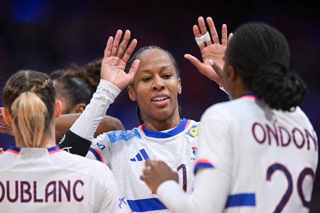 2025.12.06 Rotterdam pilka reczna kobiet Mistrzostwa Swiata Argentyna - Francja N z Orlane Kanor Foto Lukasz Laskowski PressFocus 2025.12.06 Rotterdam IHF WomenÕs Handball World Championship, WM, Weltmeisterschaft Argentina v France Orlane Kanor Credit: Lukasz Laskowski PressFocus NEWSPIX.PL --- newspix.pl 