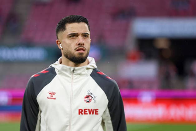 Jusuf Gazibegovic (1. FC Köln) schaut waehrend des spiels der Bundesliga zwischen 1. FC Köln und FC St. Pauli, RheinEnergieSTADION am 06. December 2025 in Köln, Deutschland. (Foto von Oliver Kaelke DeFodi Images) +++ Jusuf Gazibegovic (1. FC Köln) looks on during the Bundesliga match between 1. FC Köln and FC St. Pauli at RheinEnergieSTADION on December 6, 2025 in Köln, Germany. (Photo by Oliver Kaelke DeFodi Images) DFL regulations prohibit any use of photographs as image sequences and or quasi-video. (Photo by Oliver Kaelke DeFodi Images) *** Jusuf Gazibegovic 1 FC Köln looks on during the Bundesliga match between 1 FC Köln and FC St Pauli, RheinEnergieSTADION on 06 December 2025 in Köln, Germany Photo by Oliver Kaelke DeFodi Images Jusuf Gazibegovic 1 FC Köln looks on during the Bundesliga match between 1 FC Köln and FC St Pauli at RheinEnergieSTADION on December 6, 2025 in Köln, Germany Photo by Oliver Kaelke DeFodi Images DFL regulations prohibit any use of photographs as image sequences and or quasi video Photo by Oliver Kaelke DeFodi Images