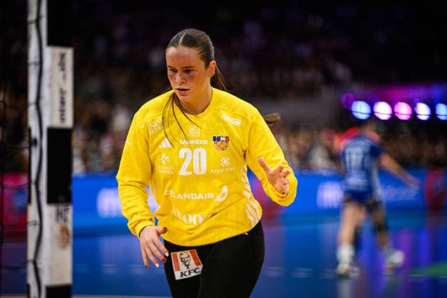 DORTMUND, GERMANY - 6 DECEMBER, 2025: Sara Sif Helgadottir - Women s Handball World Championship, WM, Weltmeisterschaft 2025 Faroe Island - Island at Westfallenhalle.  Copyright: xVitaliixKliuievx