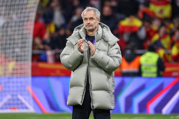 Madrid, Germany 02 December 2025 UEFA Nations League Women Final Second Round 2025 Spain vs Germany In the picture national coach Christian Wück Wueck Germany Riyadh Air Metropolitano Copyright: xFotostandx xFantinix