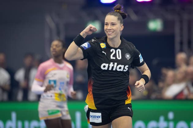 Spain Germany, IHF Womens Handball World Championship Emily Vogel Germany, 20 3 Main round match of the Womens Handball World Championship between Spain and Germany on December 6, 2025 at the Westfalenhalle in Dortmund , Dortmund Nordrhein Westfalen Germany Westfalenhalle