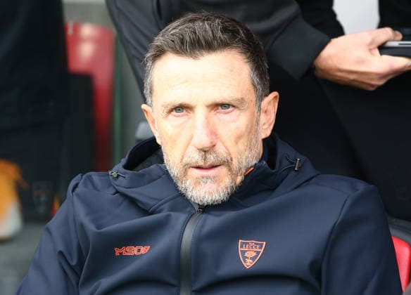 Lecce Eusebio Di Francesco during the Serie A soccer match between Cremonese and Lecce at the Giovanni Zini in Cremona, north west Italy - Domenica, 7 Dicembre 2025. - Soccer .  Copyright: xAlbertoxMariani LaPressex