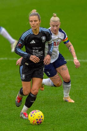 Rachel Daly (9 Aston Villa) during the Barclays Women s Super League game between Tottenham Hotspur vs Aston Villa at BetWright Stadium in London , England . (Photo by Keeran Marquis Sports Press Photo SPP) Copyright: xKeeranxMarquis SPPx Sportspressphoto_SPR71544