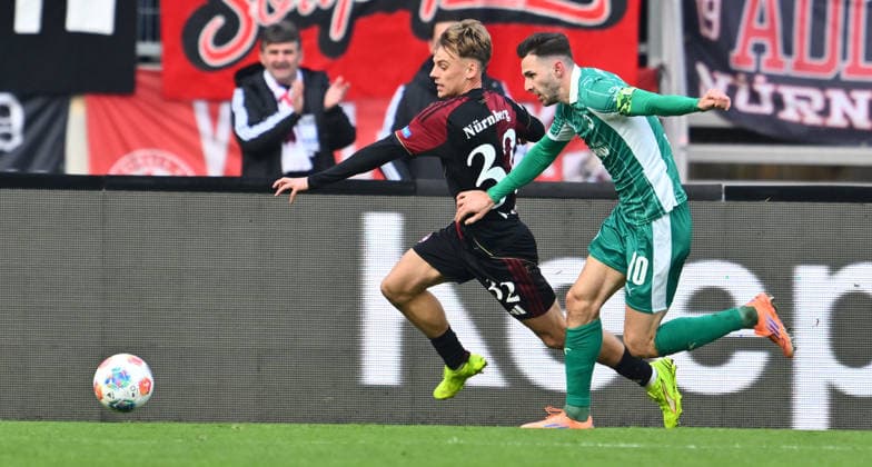 07 12 2025 Soccer Season 2025 2026 2 Soccer Bundesliga 15 Matchday 1 FC Nürnberg FCN Club SpVgg Greuther Fürth Kleeblatt Derby Frankenderby Sportfoto Zink xwoxzix DFL regulations prohibit any use of photographs as image sequences and or quasi video only for editorial use Tim Janisch 32, 1 FC Nürnberg FCN Branimir Hrgota 10, SpVgg Greuther Fürth