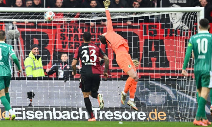 07 12 2025 Soccer Season 2025 2026 2 Soccer Bundesliga 15 Matchday 1 FC Nürnberg FCN Club SpVgg Greuther Fürth Kleeblatt Derby Frankenderby Sportfoto Zink xwoxzix DFL regulations prohibit any use of photographs as image sequences and or quasi video only for editorial use Treffer Goal Goal shot to 1 0 by Luka Lochoshvili 24, 1 FC Nürnberg FCN Timo Schlieck 21, SpVgg Greuther Fürth beaten
