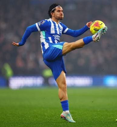 Ferdi Kadioglu of Brighton and Hove Albion. Brighton and Hove Albion v West Ham United, Premier League, Football, American Express Community Stadium, Brighton, UK - 07 Dec 2025Brighton American Express Community Stadi United Kingdom EDITORIAL USE ONLY No use with unauthorised audio, video, data, fixture lists, club league logos or live services. Online in-match use limited to 120 images, no video emulation. No use in betting, games or single club league player publications. Copyright: xJamesxMarsh Shutterstockx 16009415m