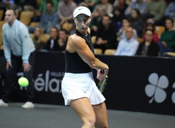 TENNIS - OPÃ‹N ANGERS WOMEN Le 07 12 2025 Tamara Korpatsch of Germany lors de l Open d Angers Finale Femmes 2025, le 7 dÃ cembre 2025 Ã TrÃ laze, France - Photo : Laurent Lairys TrelazeFrance  Copyright: xLaurentxLairysx