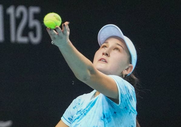 TENNIS - OPÃ‹N ANGERS WOMEN Le 07 12 2025 Kamilla Rakhimova lors de l Open d Angers Finale Femmes 2025, le 7 dÃ cembre 2025 Ã TrÃ laze, France - Photo : Laurent Lairys TrelazeFrance  Copyright: xLaurentxLairysx