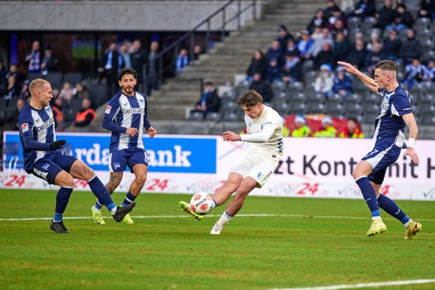 Dariusz Stalmach 1 FC Magdeburg, 06 , GER, Hertha BSC vs ,1 FC Magdeburg, 2 Bundesliga, Season 2025 2026, 15 Matchday, 07 12 2025 DFL REGULATIONS PROHIBIT ANY USE OF PHOTOGRAPHS AS IMAGE SEQUENCES AND OR QUASI VIDEO GER, Hertha BSC vs ,1 FC Magdeburg, 2 Bundesliga, Season 2025 2026, 15 Matchday, 07 12 2025 Berlin Copyright: xClaudiusxRauch,xEibner-Pressefotox xClaudiusxRauchx EP_CRH