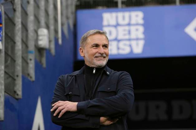 Photo Stefan Kuntz HSV Soccer Bundesliga , Matchday 13 on Sun 07 12 2025 Hamburger SV Werder Bremen