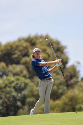 Australian Open Golf 2025 Final Results in Melbourne - 07 Dec 2025 Jack Buchanan of Australia seen in action during round four of the Australian Open Golf tournament at Royal Melbourne Golf Club. The 2025 Australian Open concluded with Denmark’s Rasmus Neergaard-Petersen securing the championship at 15-under after a tense final round at The Australian Golf Club. The tournament delivers a dramatic finish, with top international contenders pushing the leaderboard to the final holes. Large crowds gathered across the course as fans watch one of Australia’s premier golf events come to a close for the year. Melbourne Australia Copyright: xYexMyoxKhantx xSOPAxImagesx YeMyoKhant_10