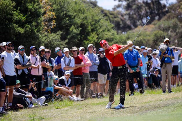 Australian Open Golf 2025 Final Results in Melbourne - 07 Dec 2025 Josele Ballester of Spain seen in action during round four of the Australian Open Golf tournament at Royal Melbourne Golf Club. The 2025 Australian Open concluded with Denmark’s Rasmus Neergaard-Petersen securing the championship at 15-under after a tense final round at The Australian Golf Club. The tournament delivers a dramatic finish, with top international contenders pushing the leaderboard to the final holes. Large crowds gathered across the course as fans watch one of Australia’s premier golf events come to a close for the year. Melbourne Australia Copyright: xYexMyoxKhantx xSOPAxImagesx YeMyoKhant_11