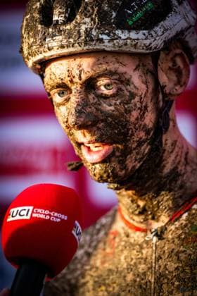Belgian Michael Vanthourenhout pictured after the men s elite race of the Cyclocross World Cup, in Terralba, Sardinia, Italy, Sunday 07 December 2025, stage 3 (out of 12) in the World Cup of the 2026-2027 season. DAVIDxPINTENS  x147203277x