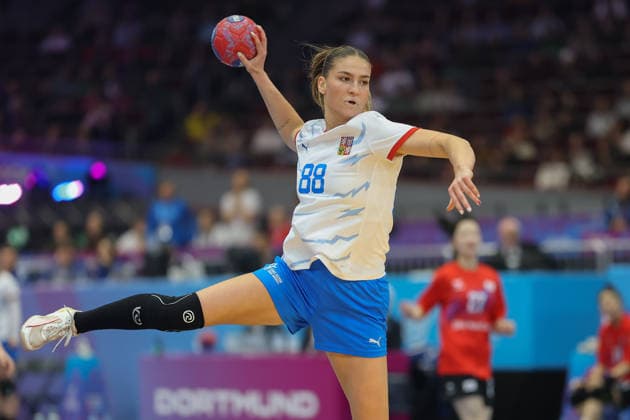 South Korea Czech Republic, IHF Womens Handball World Championship Klara Kubalkova Czech Republic, 88 3 main round match of the Womens Handball World Championship between South Korea and Czech Republic on December 7, 2025 at the Westfalenhalle in Dortmund , Dortmund Nordrhein Westfalen Germany Westfalenhalle