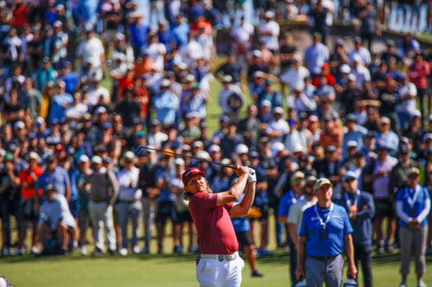 December 7, 2025, Melbourne, Australia: Cameron Smith of Australia seen in action during round four of the Australian Open Golf tournament. The 2025 Australian Open concluded with Denmark™s Rasmus Neergaard-Petersen securing the championship at 15-under after a tense final round at The Australian Golf Club. The tournament delivers a dramatic finish, with top international contenders pushing the leaderboard to the final holes. Large crowds gathered across the course as fans watch one of Australia™s premier golf events come to a close for the year. Melbourne Australia - ZUMAs197 20251207_aaa_s197_087 Copyright: xYexMyoxKhantx