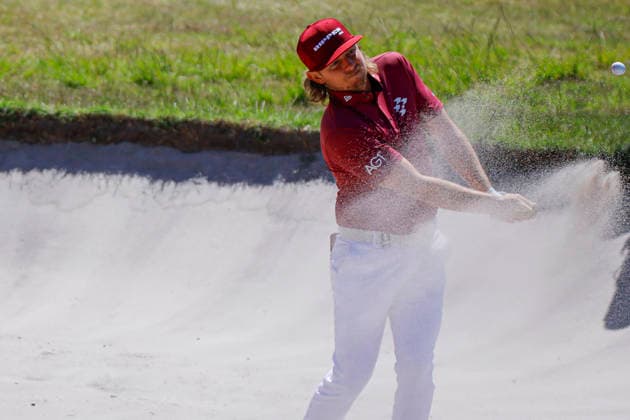 December 7, 2025, Melbourne, Australia: Cameron Smith of Australia plays a shot on the hole in round four of the Australian Open Golf tournament. The 2025 Australian Open concluded with Denmark™s Rasmus Neergaard-Petersen securing the championship at 15-under after a tense final round at The Australian Golf Club. The tournament delivers a dramatic finish, with top international contenders pushing the leaderboard to the final holes. Large crowds gathered across the course as fans watch one of Australia™s premier golf events come to a close for the year. Melbourne Australia - ZUMAs197 20251207_aaa_s197_094 Copyright: xYexMyoxKhantx