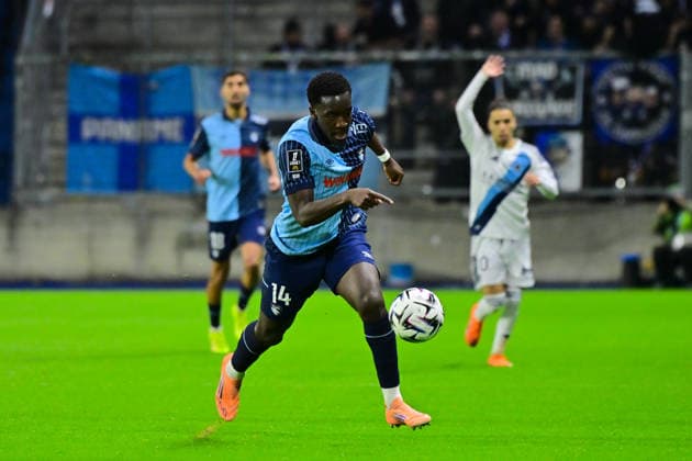 FOOTBALL : Le Havre vs PFC - Ligue 1 - 07 12 2025 Rassoul Ndiaye ( 14 - Le Havre ) during the Ligue 1 match between Havre AC and Paris FC at Stade Oceane on December 7, 2025 in Le Havre, France. ( Photo by Federico Pestellini PsnewZ ) - Le HavreFrance  Copyright: xFedericoxPestellinix