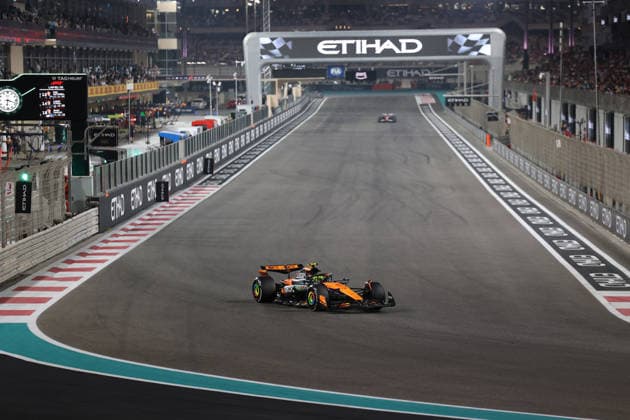 07 12 2025, Yas Marina Circuit, Abu Dhabi, Formula 1 Etihad Airways Abu Dhabi Grand Prix 2025 , in the picture Lando Norris GBR , McLaren F1 Team Photo by Alessandro Martellotta Hasan Bratic DeFodi Images