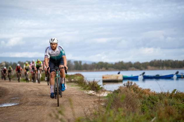 Dutch Joris Nieuwenhuis pictured in action during the men s elite race of the Cyclocross World Cup, in Terralba, Sardinia, Italy, Sunday 07 December 2025, stage 3 (out of 12) in the World Cup of the 2026-2027 season. DAVIDxPINTENS  x147208546x