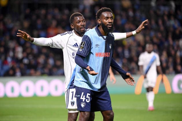Le Havre Athletic Club v Paris FC - Ligue 1 McDonald s 2025 2026 45 Issa SOUMARE (hac) - 14 Hamari TRAORE (pfc) during the Ligue 1 McDonald s match between Le Havre and Paris FC at Stade Oceane on December 7, 2025 in Le Havre, France. Le Havre France  Copyright: xFEPx 776348220