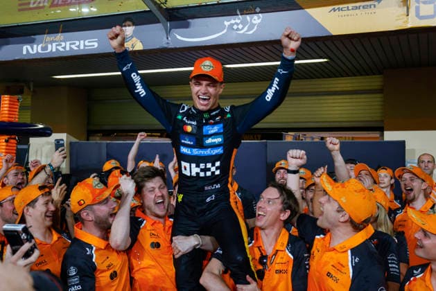 Abu Dhabi, Yas Marina F1 GP Abu Dhabi 2025, No 4 Lando Norris GBR , McLaren MCL39, Mercedes Abu Dhabi Abu Dhabi