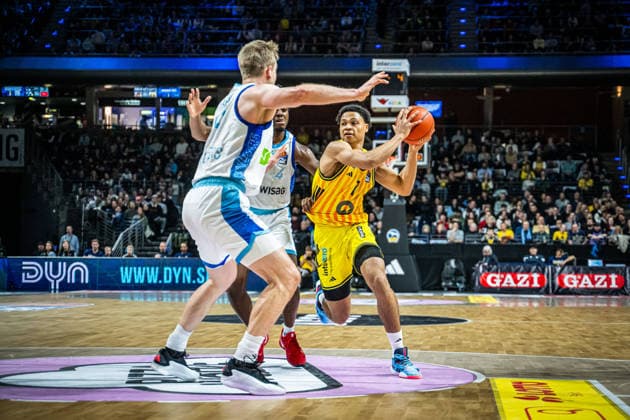 Basketball Berlin 07 12 2025 Season 2025 2026 EasyCredit BBL 1 Bundesliga Men, Men Alba Berlin Skyliners Jack Kayil Alba Berlin, No 07