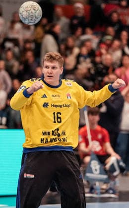 Germany Handball Bundesliga, DAIKIN HBL 2025 26, 15 Matchday Handball Sport Verein Hamburg vs ThSV Eisenach Sporthalle Hamburg Hamburg Robin Haug HSV Hamburg, 16 Copyright: xStefanxTrochax
