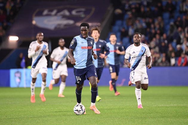 Le Havre Athletic Club v Paris FC - Ligue 1 McDonald s 2025 2026 14 Rassoul NDIAYE (hac) during the Ligue 1 McDonald s match between Le Havre and Paris FC at Stade Oceane on December 7, 2025 in Le Havre, France. Le Havre France  Copyright: xFEPx 776348220