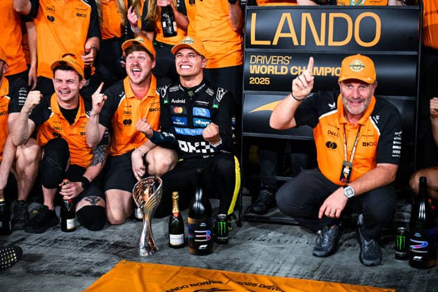Lando Norris of Great Britain and McLaren , Race, F1 Grand Prix of Abu Dhabi, on 07 December 2025 in Abu Dhabi, United Arab Emirates Photo by Diogo Cardoso DeFodi Images Lando Norris of Great Britain and McLaren , Race, F1 Grand Prix of Abu Dhabi, Yas Marina Circuit on December 7, 2025 in Abu Dhabi, United Arab Emirates Photo by Diogo Cardoso DeFodi Images