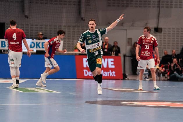 Germany Handball Bundesliga, DAIKIN HBL 2025 26, 15 Matchday Handball Sport Verein Hamburg vs ThSV Eisenach Sporthalle Hamburg Hamburg Vincent Büchner ThSV Eisenach, 74 Copyright: xStefanxTrochax