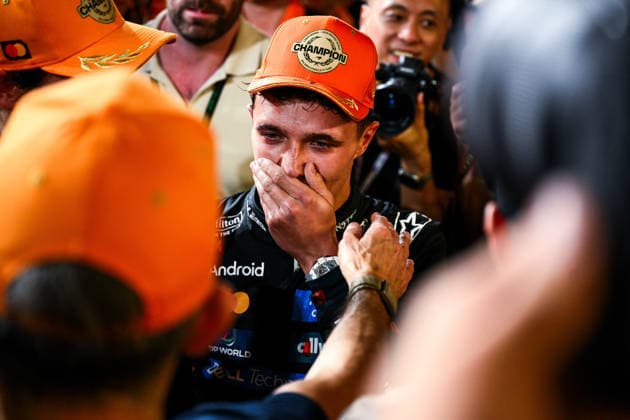 Lando Norris of Great Britain and McLaren , Race, F1 Grand Prix of Abu Dhabi, on 07 December 2025 in Abu Dhabi, United Arab Emirates Photo by Diogo Cardoso DeFodi Images Lando Norris of Great Britain and McLaren , Race, F1 Grand Prix of Abu Dhabi, Yas Marina Circuit on December 7, 2025 in Abu Dhabi, United Arab Emirates Photo by Diogo Cardoso DeFodi Images
