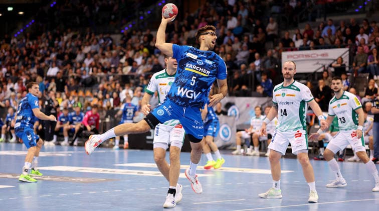 BAU 07 12 2025 Stuttgart Handball TVB Stuttgart vs SC DHfK Leipzig, Antonio Serradilla TVB