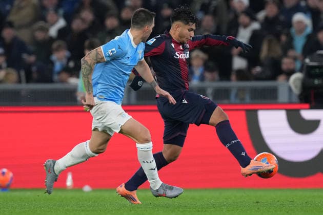 Bologna s Santiago Castro during the Serie A EniLive soccer match between Lazio and Bologna at the Rome s Olympic stadium, Italy - Sunday December 7, 2025 - Soccer ( Photo by Alfredo Falcone LaPresse )  Copyright: xAlfredoxFalcone LaPressex