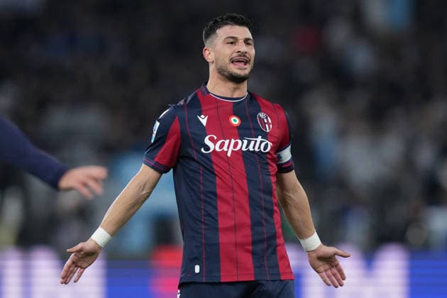 Bologna™s Riccardo Orsolini during the Serie A EniLive soccer match between Lazio and Bologna at the Rome s Olympic stadium, Italy - Sunday December 7, 2025 - Soccer ( Photo by Alfredo Falcone LaPresse )  Copyright: xAlfredoxFalcone LaPressex