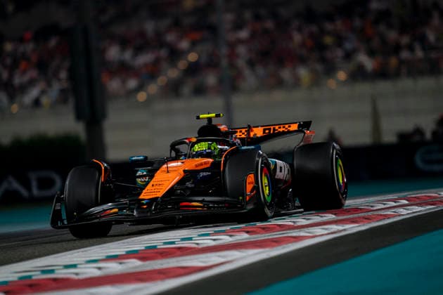 December 7, 2025, Abu Dhabi, United Arab Emirates: British driver LANDO NORRIS (McLaren F1 Team) drives during the F1 Grand Prix of Abu Dhabi and claiming the 2025 FIA Formula 1 World Championship, WM, Weltmeisterschaft at Yas Marina Circuit in Abu Dhabi, United Arab Emirates. Abu Dhabi United Arab Emirates - ZUMAg147 20251207_fap_g147_057 Copyright: xJamesxGasperottix