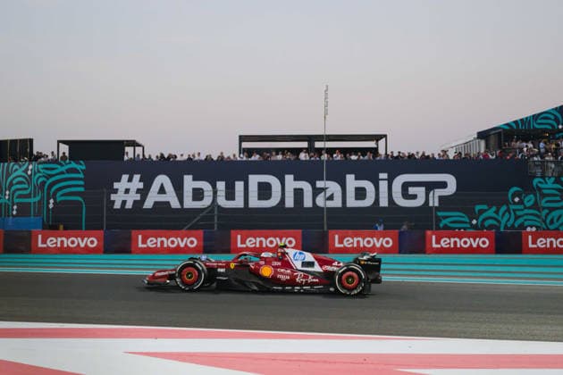 F1 Grand Prix of Abu Dhabi Lewis Hamilton of the Scuderia Ferrari HP F1 Team participates in Race Day on Yas Island, Abu Dhabi, on December 7, 2025. Abu Dhabi United Arab Emirates  Copyright: xAhmadxAlShehabx originalFilename:alshehab-formula1251207_npAbD.jpg