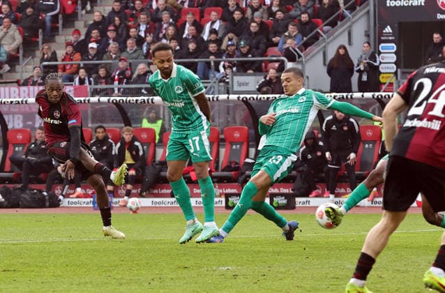 07 12 2025 Soccer Season 2025 2026 2 Soccer Bundesliga 15 Matchday 1 FC Nürnberg FCN Club SpVgg Greuther Fürth Kleeblatt Derby Frankenderby Sportfoto Zink DaMa xdaxmax DFL regulations prohibit any use of photographs as image sequences and or quasi video only for editorial use Tor Treffer Goal shot to 2 1 Goalscorer Mohamed Ali Zoma 23, 1 FC Nürnberg FCN gg Julian Green 37, SpVgg Greuther Fürth Maximilian Solomon Dietz 33, SpVgg Greuther Fürth