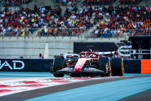 December 7, 2025, Abu Dhabi, United Arab Emirates: Scuderia Ferrari HP F1 Team s Monegasque driver Charles Leclerc seen in action during the race of the Formula 1 Abu Dhabi Grand Prix 2025 at Yas Marina Circuit. Abu Dhabi United Arab Emirates - ZUMAs197 20251207_aaa_s197_149 Copyright: xLucaxMartinix